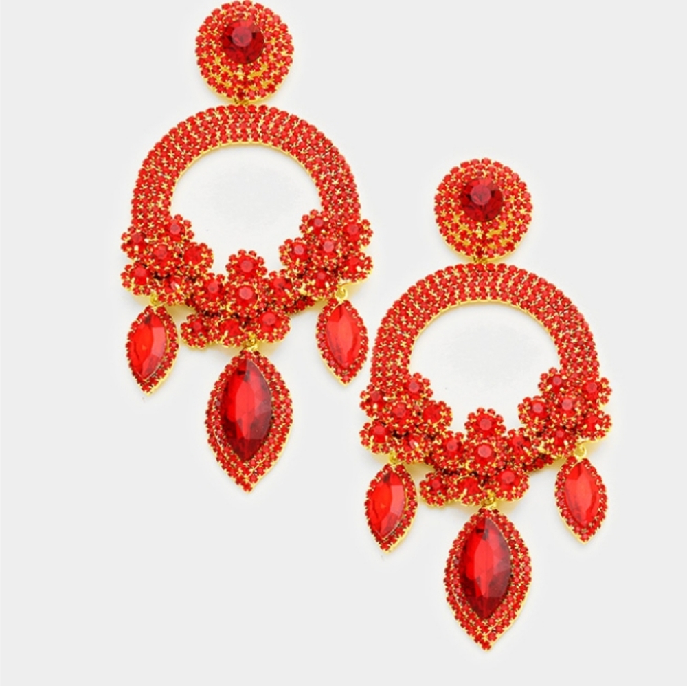 Oversized Marquise Flower Chandelie…